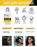 GOIPLE 2 in1 Electric Hot Comb Hair Straightener Brush Fast Heating Flat Iron Styling Brush Wig Kit with
