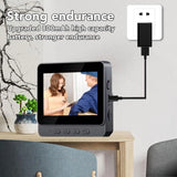 Smart Video Doorbell, 4.3-Inch Display for 2-Channel Audio Intercom