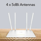 AC1200 Smart WiFi Router Extender, Access Point, WISP, 5GHz Dual Band