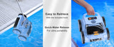 180 Mins Run time, Robotic Pool Cleaner for Inground Pools up to 2000 Sq.ft