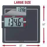 Digital Scale with Built in Folding Handle, The Ultimate On The Go Portable Bathroom Scale for Body Weight,
