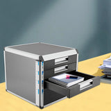 Modern Compact File Cabinet Concave Handles For Convenient Drawer Operation Smooth Surface For Easy Cleaning For Offices
