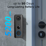 Tuya 3MP WiFi wireless Smart video doorbell Outdoor doorbell camera