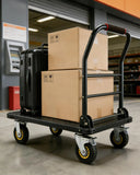 Heavy Duty Platform Truck Cart, 1800lb Capacity,Collapsible Flatbed Utility Cart