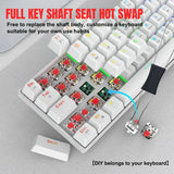 60% wired gaming keyboard, RGB backlight ultra compact mini keyboard