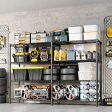 Heavy Duty Storage Shelves 4/5 Tiers Metal Shelving Unit Adjustable Organization Pantry Shelves for Kitchen