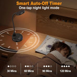 15W LED Desk Lamp with USB Charging, Dimmable Gooseneck Table Light for Home Office Bedroom Study