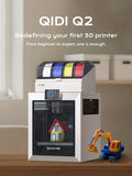 QIDI Q2 FDM 3D Printer Upgrade AI Camera Enclosed 65℃ Heated Chamber Ultra