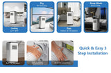 8000 BTU Portable Air Conditioner 3-In-1 Remote Control for Home Office