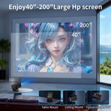 4k Android Home Cinema Outdoor  Smart Voice Remote Control Projector
