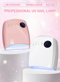 45 LEDs  4 Timers Modes 168W UV  Lamp For Nails Wireless Gel Polish Nail Dryer Pedicure Manicure Light Cordless