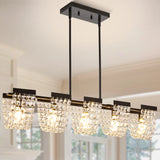 5-Light Luxury Gold Chandeliers for Living Room K9 Crystal Chandelier Fixture