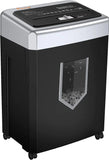 15-Sheet Crosscut Paper Shredder, 40 Mins Heavy Duty, Anti-Jam, P-4 Security