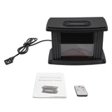 Mini Warmer Fan Space Heater Electric Fireplace Heater with Remote Control