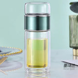 Tea Water Bottle High Borosilicate Glass Double Layer Tea Water Cup Infuser