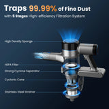 INSE S9X 45Kpa Powerful Cordless Stick Vacuum with LED Display 55mins