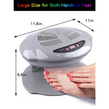 Nail Lamp 400W Air Nail Dryer Nail Fan Hair Dryer for Hands and Feet Nail Polish Automatic Sensor Warm Cool
