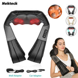 Shiatsu Neck and Shoulder Massager Heated Back Massager For Waist Leg