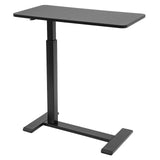 25.59-40.35inch Adjustable Overbed Bedside Table 4 Wheels Pneumatic Mobile Standing Desk Laptop Desk Hospital Home Use