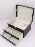 1PC Necklace Earrings Jewelry Storage Organizer Box, Ideal choice for Gifts