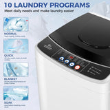 Portable Laundry Machine for Apartment, Home, Dorms, RV - 20Lbs Large Capacity, 10 Programs,