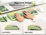 KiiBOOM Phantom98 Lite 1800 ANSI US Layout Wired/BT/2.4GHz Wireless Mechanical Keyboard VIA