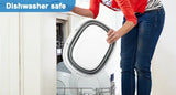 Collapsible Mop Bucket with Handle for Cleaning 16L(4.2 Gallon) Silicone Square Mopping Bucket