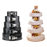 Removable Bottom Kitchen Accessories Carbon Steel Cakes Molds Round Cake Pan