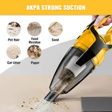 120W Cordless Handheld Vacuum Cleaner with DeWalt 20v Max Battery