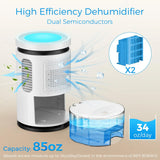 800 Sq.ft Dehumidifiers for Home, 75OZ Larger Water Tank for Bedroom