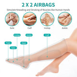 Nekteck Leg Massager Air Compression Calf Wraps for Blood Circulation