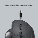 NEW Logitech MX ERGO S Wireless Мышь Trackball Mouse Adjustable