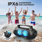 W-KING D10MIC Wireless Microphone Bluetooth Speaker Portable Loud