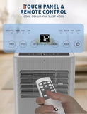 Portable Air Conditioner,8,000 BTU for Rooms up to 350 Sq.Ft., Smart Compact AC Unit with Cooling, Dehumidifier, Fan