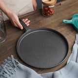 20cm Cast Iron Skillet Thickened Frying Pan Round Omelette Pan