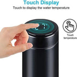 500ml Smart Vacuum Insulated Stainless Steel Water Bottle LED Temperature Display Spill Proof Portable for Home Travel Sports