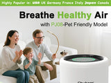App PM2.5 HEPA Air Purifier for Bedroom Living Room for Pet Hair Dust