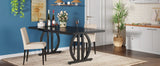 Tribesigns Dining Table for 4-6 People, 63-Inch Large Dinner Table