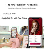 Portable 3D Nail Art Printer Smart APP Control DIY Nail Painting Machine Multifunctional Manicure