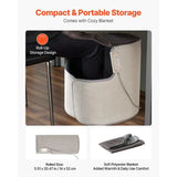 Under Desk Space Heater,Rollable Foot Warmer Portable for Home&Office