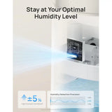Large Room 1000 sq ft Cool Mist Humidifier with Remote/Touch/Voice & App Control