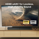 ULTIMEA 5.1ch Soundbar w/ Dolby Atmos, 5.25" Wired Subwoofer APP Control