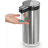 Touchless Automatic Soap Dispenser, Stainless Steel, USB Rechargeable, 4 Adjustable Levels,