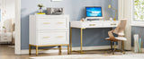 Tribesigns 2 Drawer File Cabinet, Modern Lateral Filing Cabinet for Letter