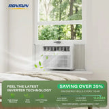 8000 BTU Inverter Window Air Conditioner with Heater amp WiFi with Remote