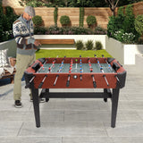 Foosball Table Football Game 47x24in Indoor Entertainment for Kids Adults