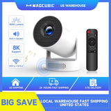 Android 14 8000 Lumens WiFi 6 BT5.4 Outdoor Video Home Theater Projector