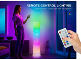 LED smart lamp, remote control, floor lamp, suitable for living room, bedroom