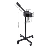 800W 110V Single Tube Hot Facial Steamer Black Professional Spa Beauty Salon Face