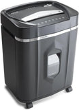 Micro-Cut Paper Shredder, 14-Sheet High Security with CD & Credit